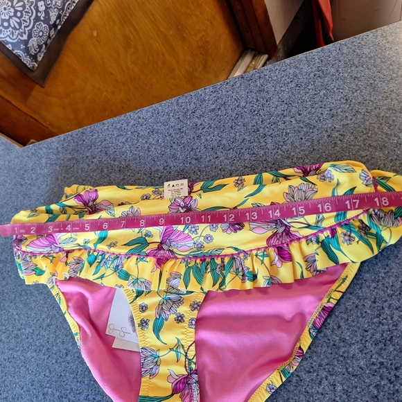 Jessica Simpson Style#SSTA16751 Ruffled Bikini Bottom Large NWT - Picture 11 of 12